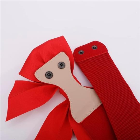 Sexy Bowknot Wide Elastic Waist Belts for Women Color 6 - Picture 5 of 5
